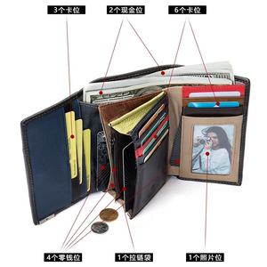 New Fashion for Women Genuine Cow Leather Retro <b>Long</b> <b>Wallet</b> Purse Card Clip Multifunction Elegant Ladies Girls Handbag - Product Image 5