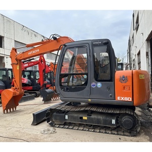 Экскаватор 6-тонный гусеничный <span class=keywords><strong>Hitachi</strong></span> <span class=keywords><strong>EX60</strong></span> <span class=keywords><strong>Hitachi</strong></span>, б/у, <span class=keywords><strong>EX60</strong></span>-<span class=keywords><strong>5</strong></span> экскаватор - Product Image 1