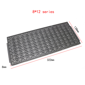 ESD Emebiol, bandeja ESD IC de 322x138x5mm, negro, antiestático, PPE, MPPO IC, embalaje de almacenamiento, BANDEJA JEDEC IC - Product Image 3