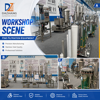 Machine de filtration à plaque fine en acier inoxydable Dazhang Modèle 600, 14 m², équipement de filtration pour boissons