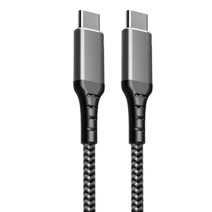 새로운 5A 100W 고속 충전 USB-C 케이블 아이폰 15 지원 10Gbps 데이터 전송 USB C 케이블