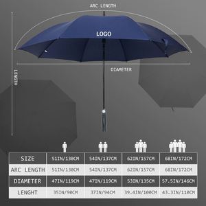 Custom Logo <b>Large</b> Automatic Wholesale Windproof Protection <b>Umbrella</b> Double Layer Branded Golf <b>Umbrellas</b> - Product Image 2