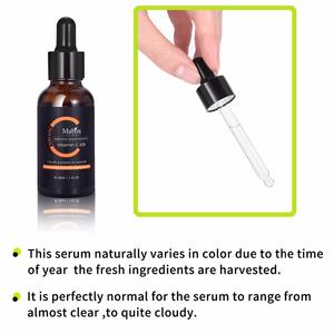 Sérum Clareador de Vitamina C Mabox com Ácido Hialurônico <span class=keywords><strong>e</strong></span> Vitamina <span class=keywords><strong>E</strong></span> - Sérum Orgânico Anti-Envelhecimento para Tratamento Facial <span class=keywords><strong>e</strong></span> dos Olhos 30ML - Product Image 5