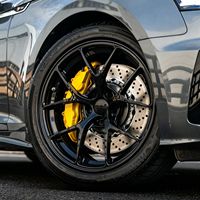 Jantes forgées personnalisées 5x112 5x114.3, jantes de voiture concaves profondes, 18 19 20 21 pouces, noir brillant, alliage 6061-T6, jantes de voiture pour BMW