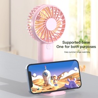 Mini ventilador portátil con batería de 1200mAh, carga USB, alta velocidad de viento, enfriador personal, diseño compacto para uso en hoteles, caravanas, playa y senderismo