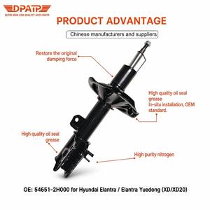 Amortiguador Delantero 54651-2H000 para <span class=keywords><strong>Hyundai</strong></span> Elantra XD 2000-2017, Amortiguadores de Suspensión Coilover, Calidad OEM, Amortiguadores de Aire - Product Image 1