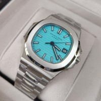 Neue Luxus-Herrenuhren mit Automatikwerk, 30M Wasserdicht, Quadratische Form, Edelstahl-Sportchronograph für Männer