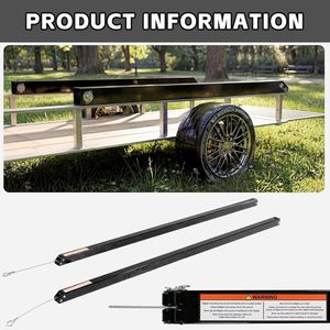 Système d'assistance de levage pour remorque utilitaire à deux poteaux, robuste, pour hayon, portée 4-6 pieds, capacité 400 lb - Product Image 2