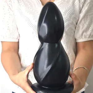 L 12" D 4.7" super thick wide big large giant anal toys xxl huge sex toys gourd humpty bumpty fat extreme giant anal butt plug