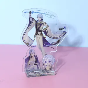 Karikaturfigur Schreibtisch-Display durchsichtige transparente benutzerdefinierte Anime-Figur für Heimdekoration Sammlung Souvenir