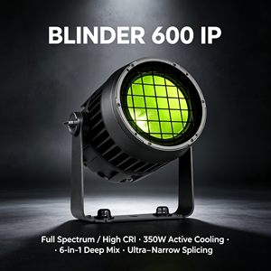 Projecteur LED matriciel à un seul faisceau en alliage d'aluminium DMX512 RGBALC Série Concert avec indice de protection IP65 - Product Image 4