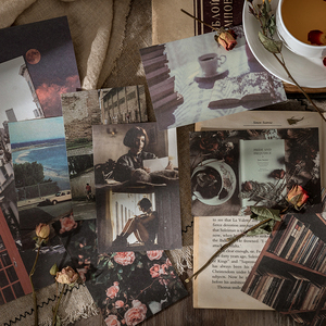 Vintage Stationery Decorative <strong>Background</strong> Scrapbook Paper 60 PCS Large Size Crafting Paper Junk Journal Scrapbook Embellishments - Product Image 3