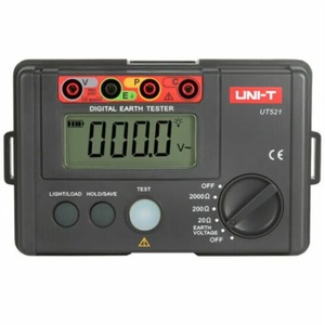 เครื่องทดสอบดินดิจิตอล UNI-T UT521 เครื่องวัดความต้านทานฉนวนดิน โอห์ม เค - Product Image 3