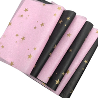 Vente en gros de papier kraft noir pour emballage cadeau de Noël, anniversaire, mariage