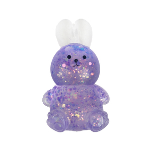 Colorful Flashing Rabbit <b>Squeeze</b> Toy <b>Ball</b>-Shaped Glitter Creative Cute Decompression Toy for Kids Wholesale Malt Sugar Animal - Product Image 5