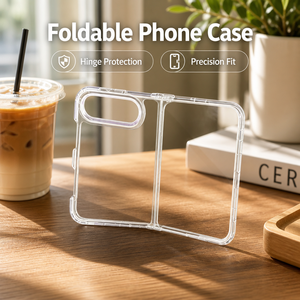 Custodia Trasparente in TPU PC per iPhone 18 Fold, Protezione Cerniera, Antiurto, Morbida, Sottile, Antipolvere - Product Image 1