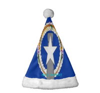 Chapeaux de Noël à la mode avec drapeau de Yap, confortables et en peluche, pour adultes, pour les fêtes de Noël et du Nouvel An