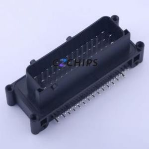 K967280WR-42-PTSN Automotive Connector Bent Lead Through Hole Connector 42P 4mm 3 Right Angle Insert - Product Image 1