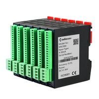 MSC880: Módulo de Entrada Analógica Universal Aislado de 8 Canales 0-10Vdc 4-20mA con 0.2%FS I/O SCADA RS485 Modbus, Montaje en Riel DIN