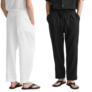 Gingtto Custom Top Desgin <span class=keywords><strong>pantaloni</strong></span> di <span class=keywords><strong>lino</strong></span> OEM traspiranti di alta qualità da <span class=keywords><strong>uomo</strong></span> - Product Image 1