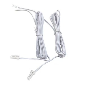 DuPont Extension Cable For Led Cabinet Lights Male Female Terminal Wire 20cm 30cm 50cm 1m 2m Lengths <b>White</b> Color - Product Image 2
