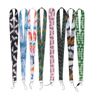 Factory Custom Phone Lanyards Badge Multi Function Heat Transfer Work Card Lanyard Can Printed Lanyards