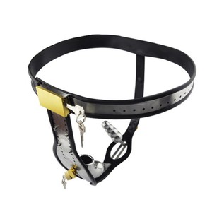 Biancheria intima in acciaio inossidabile dispositivo di castità maschile giocattolo del sesso per gli uomini Gay con catetere di perline anali cintura di castità gabbia del cazzo e <span class=keywords><strong>Plug</strong></span> anale - Product Image 1