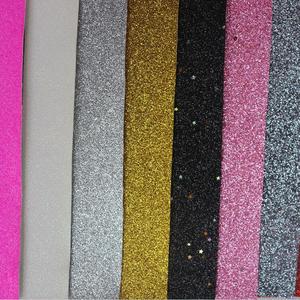 Tessuto glitter grosso in pelle alla moda unico ed ecologico di alta qualità - Product Image 5