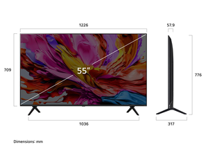 ทีวีสมาร์ท LED 4K 60Hz 120Hz ขนาด 55 นิ้ว รุ่นปี 2026 - Product Image 1