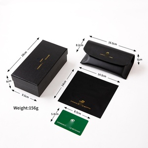 David DB High Quality PU Luxury Sunglasses Storage Box Set <strong>Fashion</strong> <strong>Brand</strong> <strong>Glasses</strong> case Set - Product Image 2