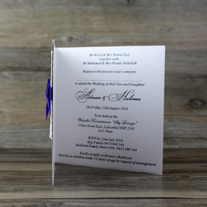 <span class=keywords><strong>Precio</strong></span> al por mayor hecho a mano encaje púrpura oro cinta arco plegable <span class=keywords><strong>boda</strong></span> tarjetas de invitación para <span class=keywords><strong>boda</strong></span> cumpleaños - Product Image 4