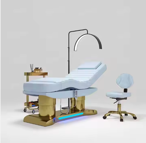 Luxury Modern Gold <b>Electric</b> Collapsible Spa Facial Massage Bed for Estheticians Beauty Salon Lash Bed Living Room Bedroom Hotel - Product Image 6