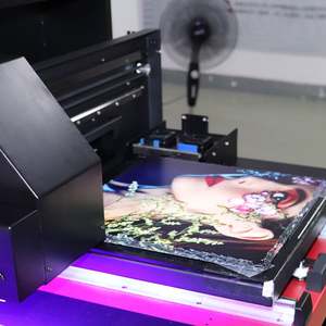 UV Skriver UV 单次打印机 小型商业定制打印 A3 UV 平板打印机，适用于金属、木材、金属笔、高尔夫球 - Product Image 5