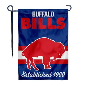 Buffalo Bills Throwback Retro Vintage taman resmi halaman bendera spanduk