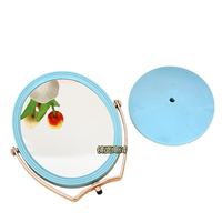 Miroir de table en forme de cœur avec base, angle réglable, miroir pivotant à 180°, miroir de maquillage haute définition pour la maison