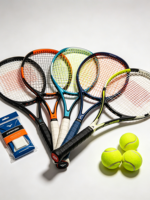 Raquettes de tennis pour adultes débutants, 27 pouces, aluminium léger, amortissement des vibrations, grand sweet spot