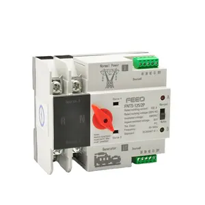 FEEO FNTS-125 2P 400V 125A ATS Controller Automatic Transfer Switch Change Over Switch Relay Automatic Power Changerover