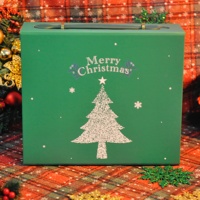 Boîte cadeau rigide en kraft brun pour Noël, avec fermeture magnétique et gaufrage, en matériaux recyclés, idéale pour les fiançailles des garçons d'honneur
