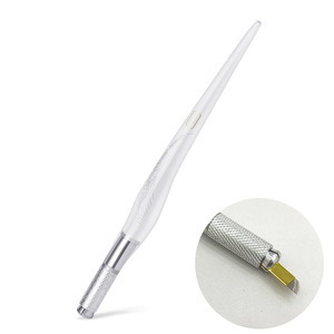 Portalápices de microblading transparente reutilizable para sombreado de cejas y tatuajes PMU - Product Image 1