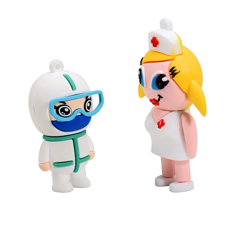 Cartoon gifts for Doctor Shape PenDrive 32GB USB 2.0 Flash Drives Data Storage pen Thumb Drive Medical data usb stick