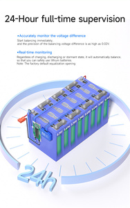เครื่องปรับสมดุลแบบ Active Balancer สำหรับแบตเตอรี่ลิเธียม Lifepo4แบบ capacitive 48V Livepo4เซลล์5A NMC 100 Balancer - Product Image 3