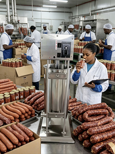 Nouvelle Machine Commerciale Électrique de Remplissage de Saucisses en Acier Inoxydable 15L, 220V Monophasé, pour Chorizo et Hot-Dog - Product Image 2