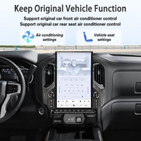 Autoradio Android 17,2 pouces Chevrolet Silverado GMC Sierra 2019-2024 Lecteur multimédia DSP Écran partagé GPS Caméra OEM Son 1 an