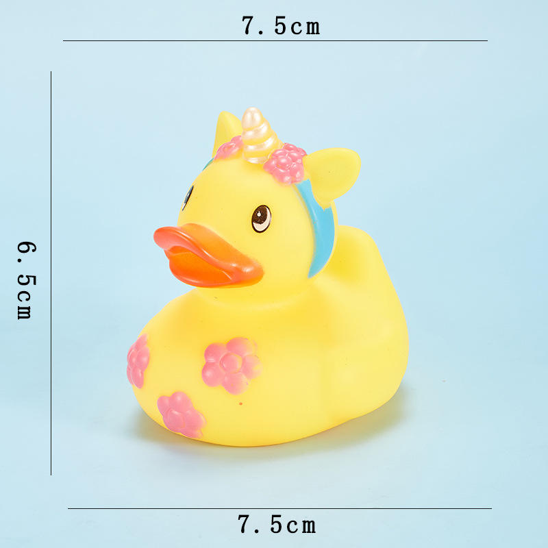 Pato unicornio amarillo