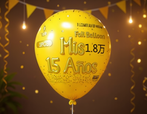 Palloncini in Foil 15 Anni, Decorazioni Metalliche per Feste di Compleanno per Adolescenti, Set da 3 Pezzi - Product Image 2