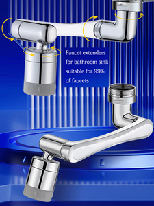 <span class=keywords><strong>A</strong></span>érateur de Robinet Universel Rotatif pour Évier de Cuisine, <span class=keywords><strong>Extension</strong></span> de Robinet Robotique, Outil de Nettoyage Reconfigurable - Product Image 2