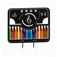 Kindergarten Steel Wall Mount Percussion Glockenspiel Kids Musical Instrument for Outdoor Play Areas & Corridors