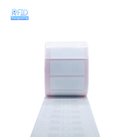 Etiqueta RFID UHF 860-960MHz de Alta Sensibilidad, Adhesiva, para Sistemas de Gestión de Seguimiento de Paquetes en Logística y Comercio Minorista