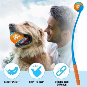 Lanceur de balles de tennis portatif pour chien, 61 cm, pour l'entraînement en extérieur, modèle Orange, pour lancer des balles de <span class=keywords><strong>baseball</strong></span> - Product Image 5