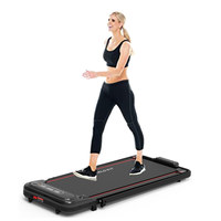 Caminadora Plegable, Caminadora para Debajo del Escritorio para Oficina en Casa con 12 Programas, Máquina para Caminar Portátil y Plegable